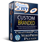 ChatterBot2WP PRO Custom Branded WordPress Plugin For ChatterPal Agencies