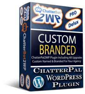 ChatterBot2WP PRO Delux Custom Branded WordPress Plugin For ChatterPal Agencies